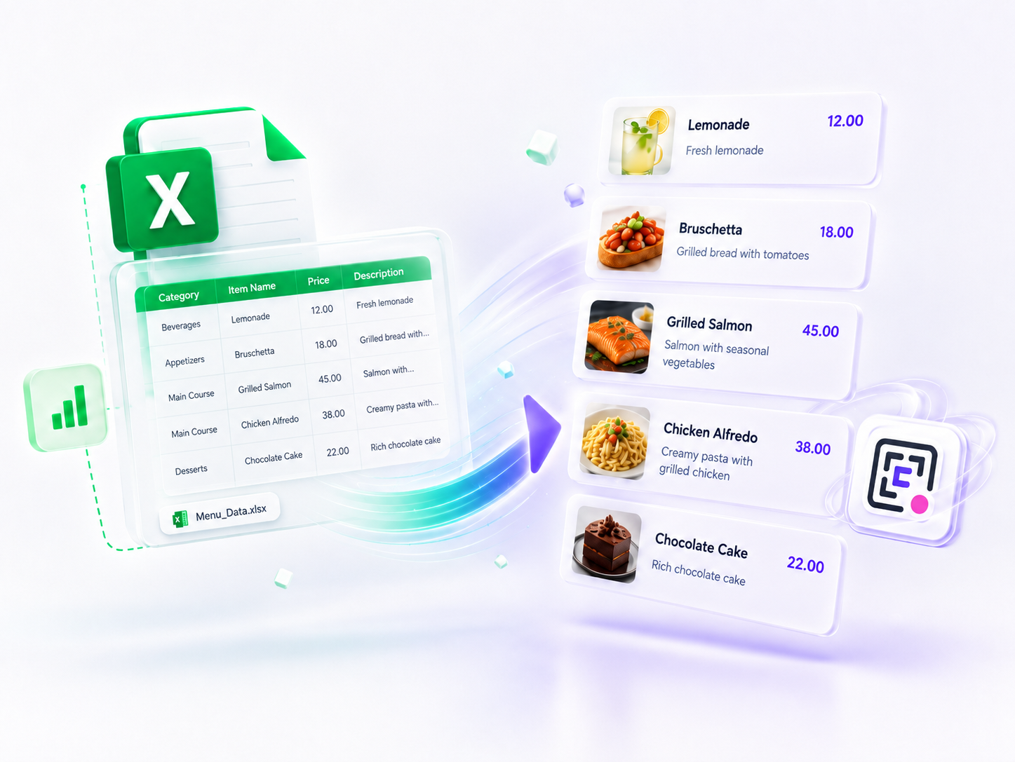 انقل المنيو الخاص بيك الموجود من Excel بصورة أسرع
